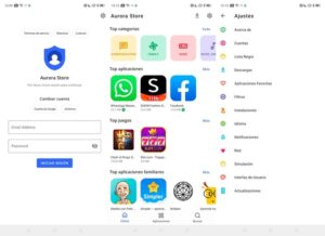 اپلیکیشن aurora store