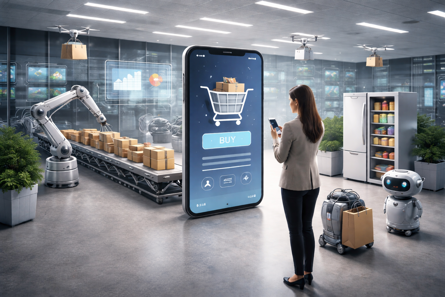 آیا آینده خرید آنلاین کاملاً هوشمند و بدون دخالت انسان خواهد شد؟