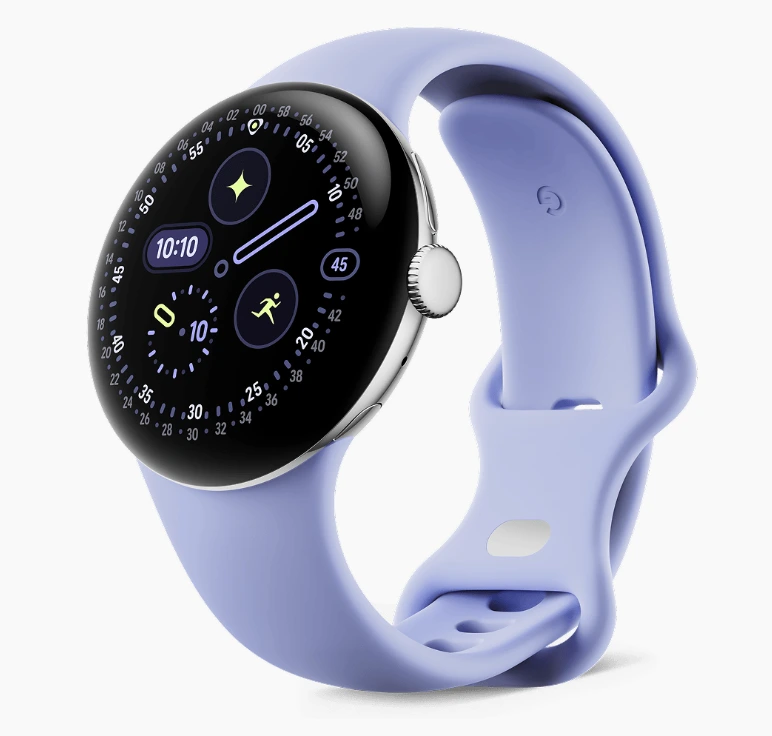 ساعت هوشمند Google Pixel Watch 4 با رنگ یاسی