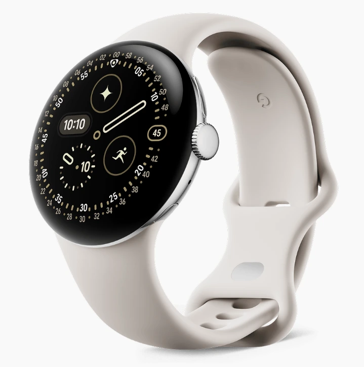 ساعت هوشمند Google Pixel Watch 4 با رنگ طوسی