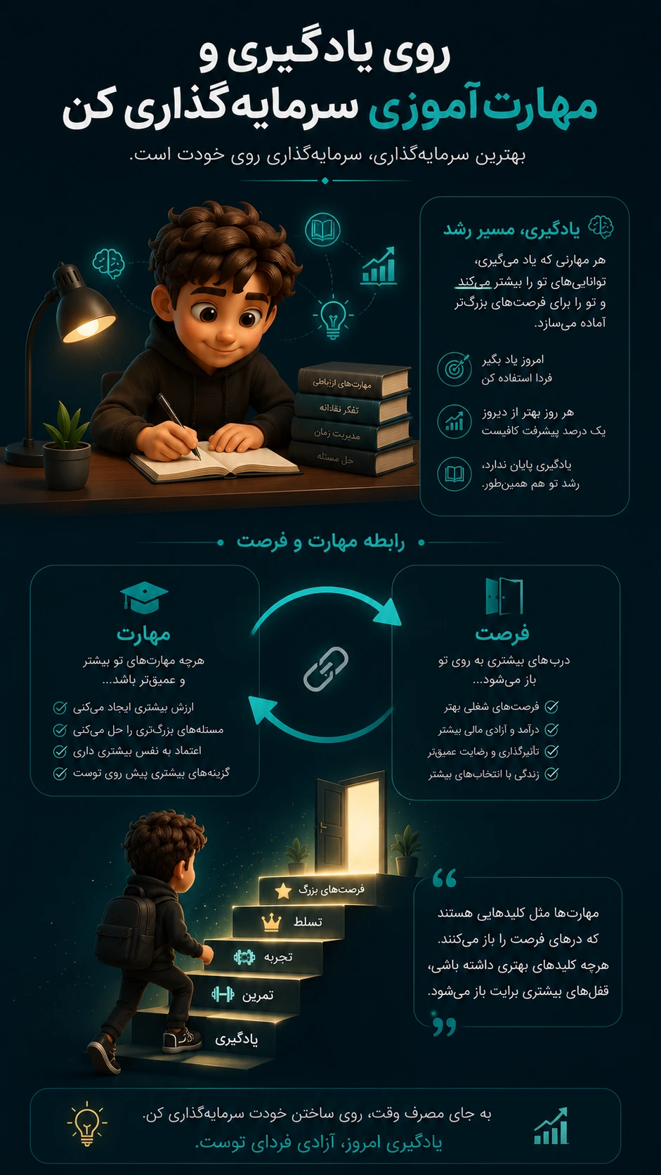 رابطه بین مهارت و فرصت