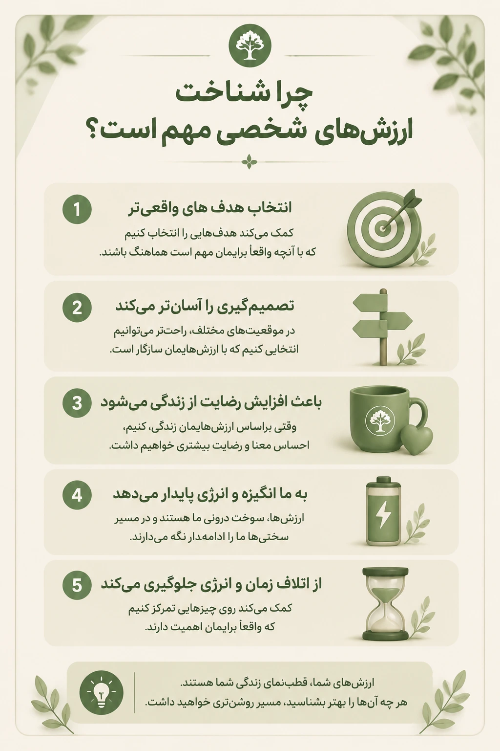 چگونه ارزش های شخصی خود را پیدا کنیم؟ چرا شناخت ارزش‌ها مهم است؟
