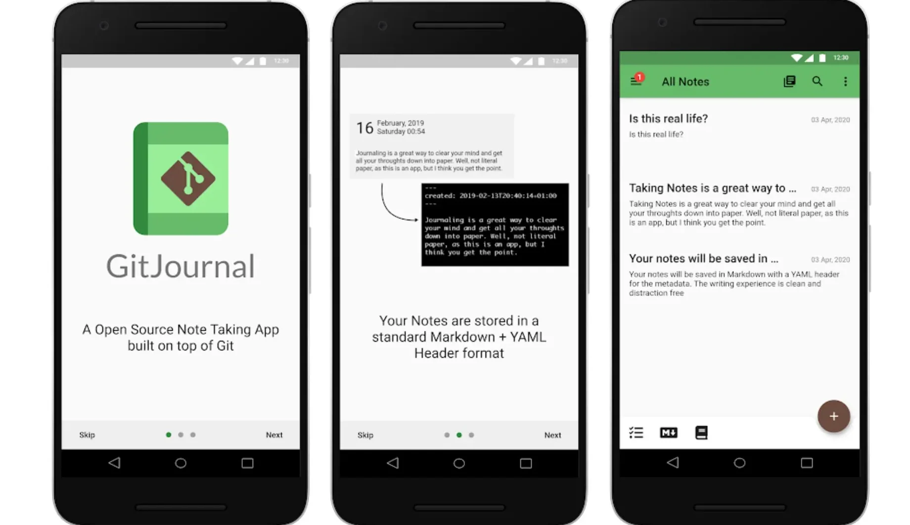 اپلیکیشن GitJournal