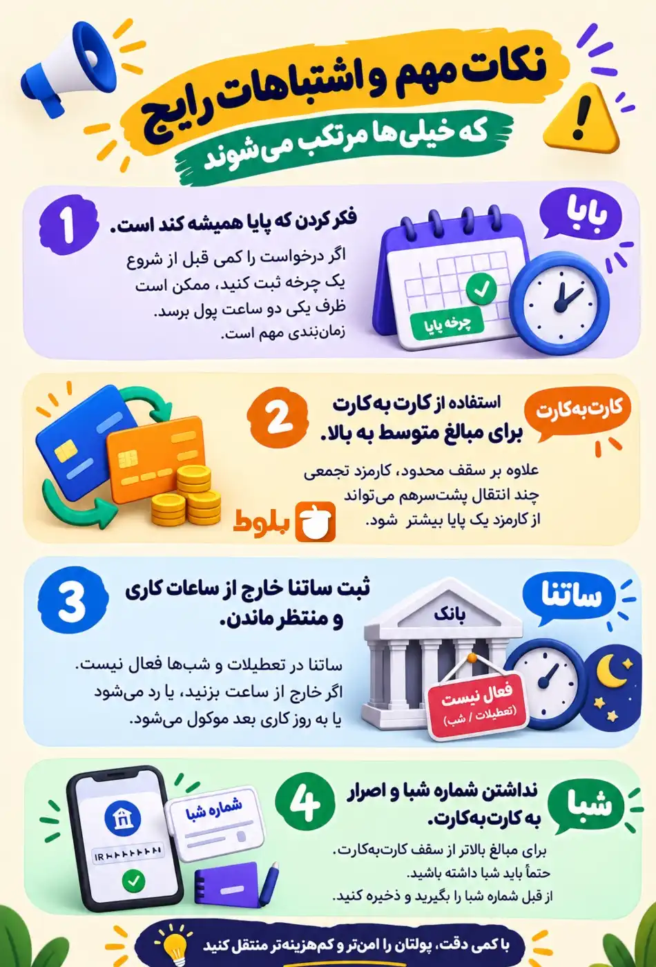 نکات مهم و اشتباهات رایجی که خیلی‌ها مرتکب می‌شوند